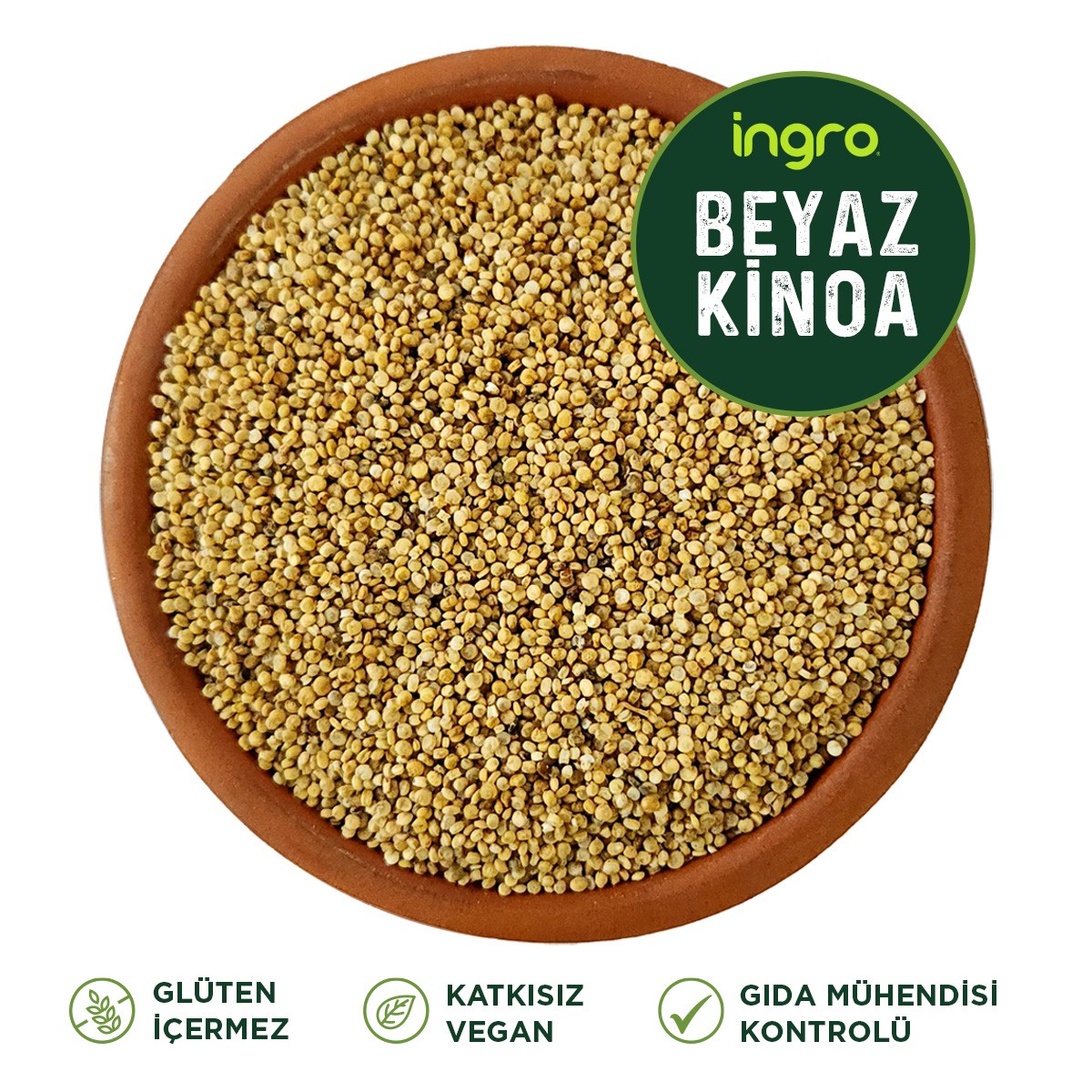 Glutensiz Beyaz Kinoa 1000 G