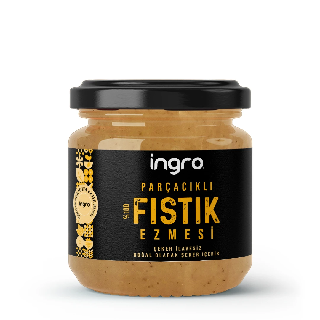 İngro Glutensiz Fıstık Ezmesi (PARÇACIKLI LEZZET) 970 g * 2 Adet