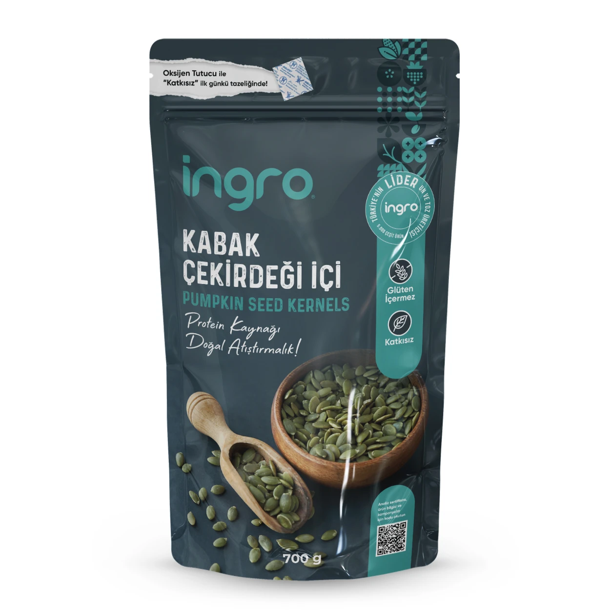 İngro Glutensiz Kabak Çekirdeği İçi 700 g