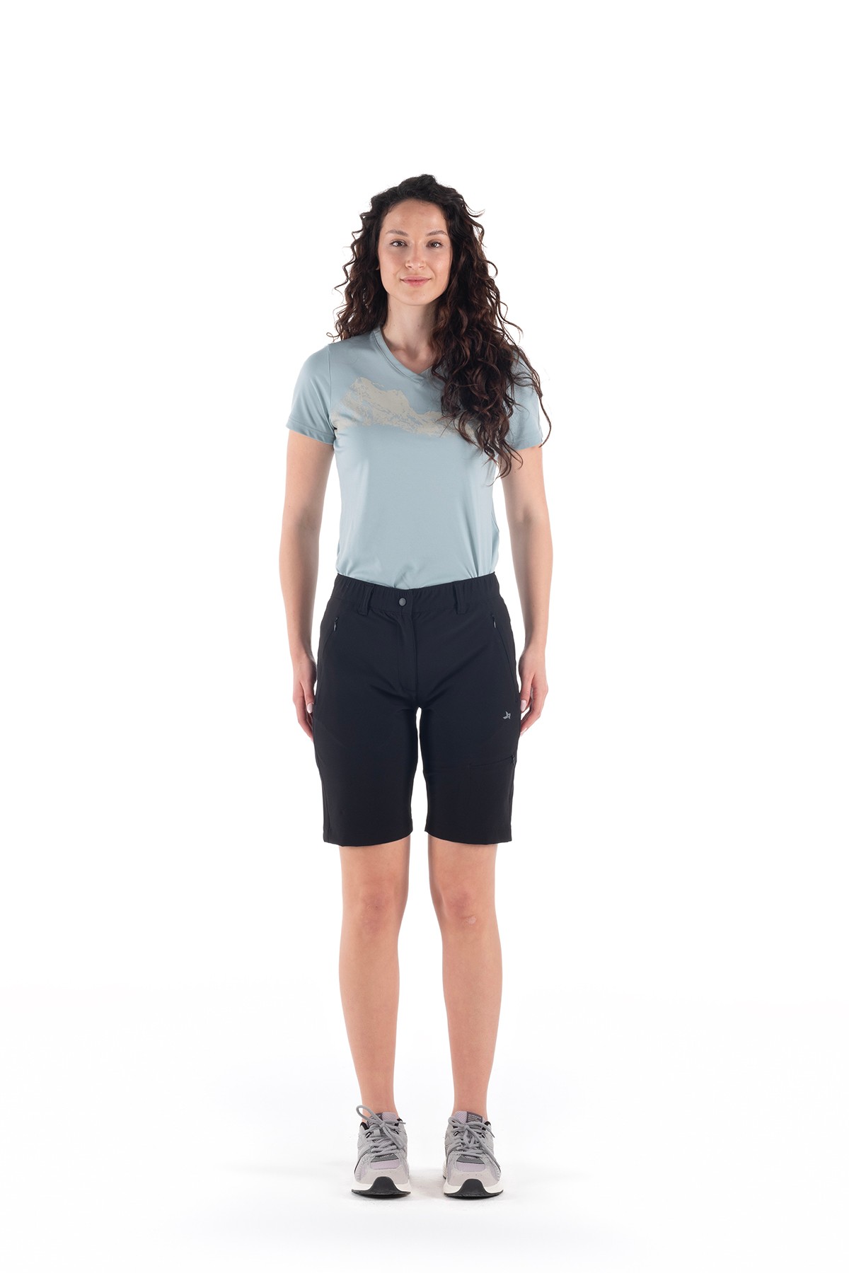 Virginia Kadın Outdoor Şort - Black