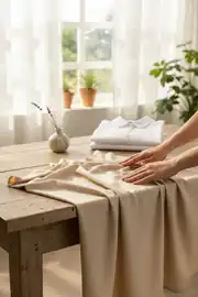 %100 Pamuk Kalın ve Tok Duruşlu Örme Kumaş | 1 Metre | En: 163cm