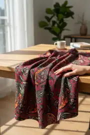 %100 Viskon Yumuşak Dokulu Dokuma Kumaş | 1 Metre | En: 150cm