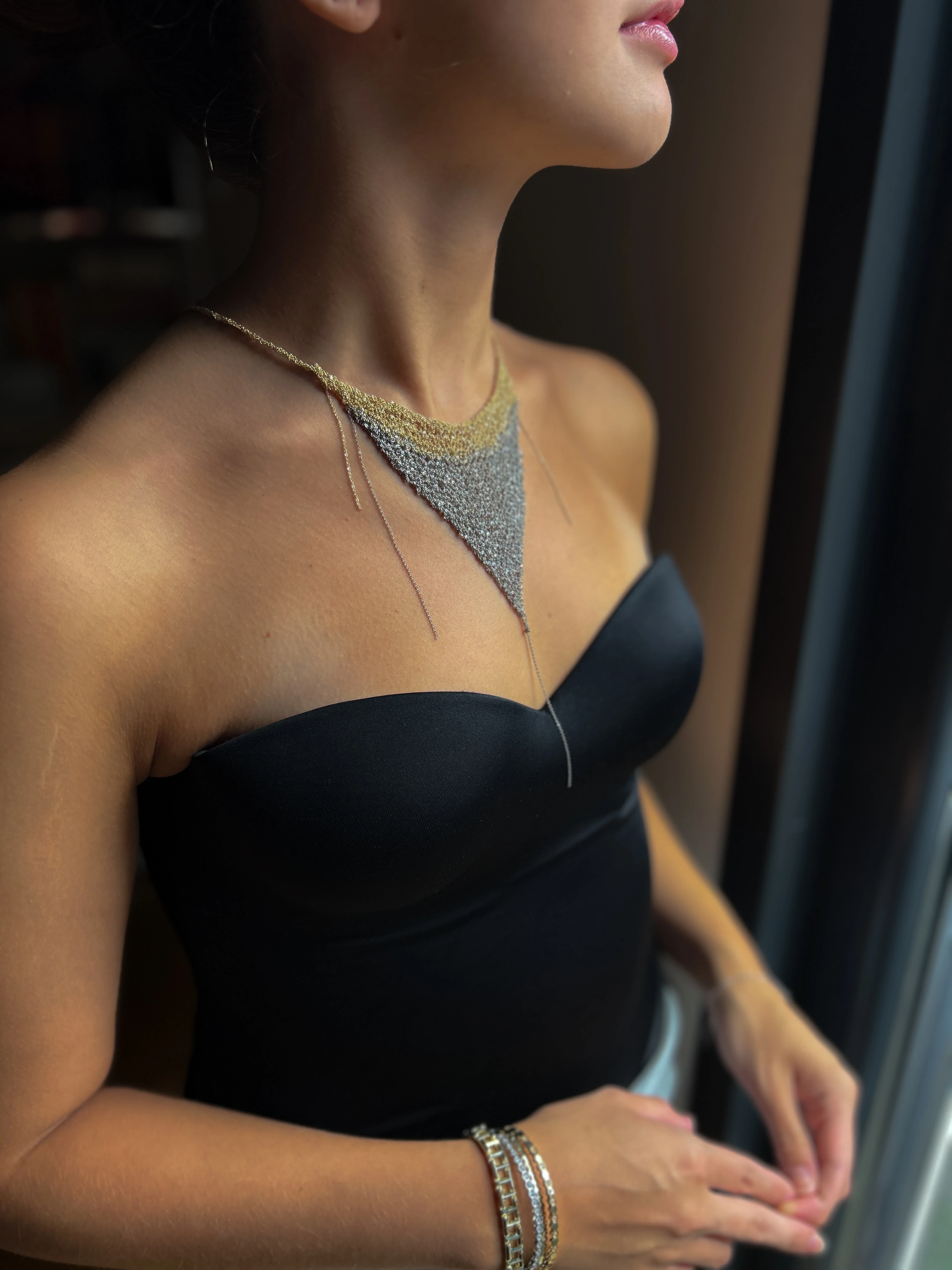 Örme Kolye (geniş)