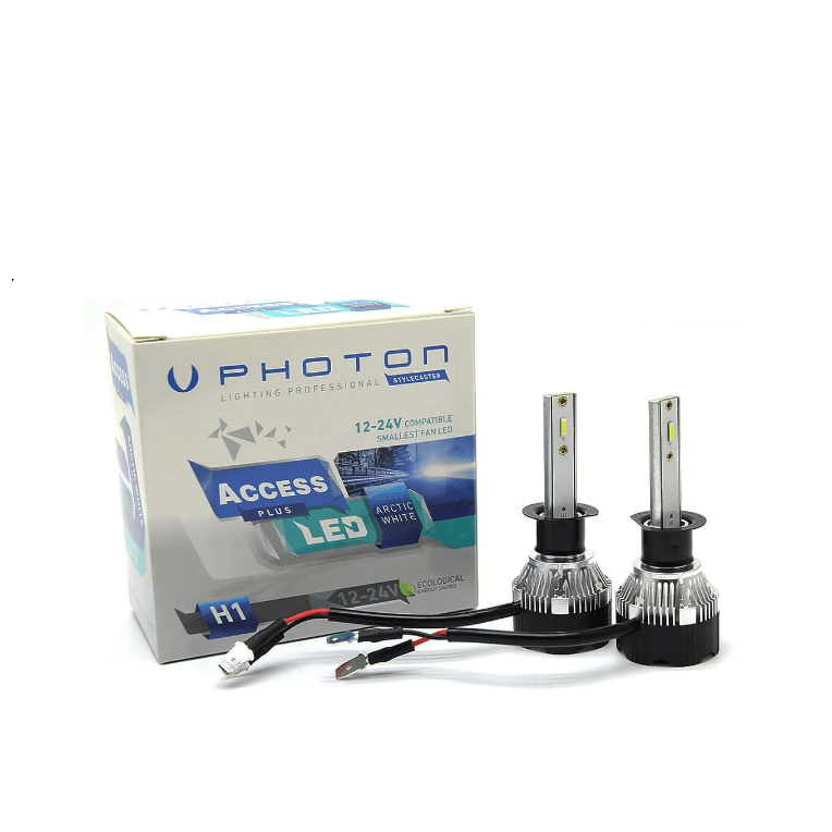 Photon Access Plus Seri Mini Slim H1 Led Xenon Far Ampulü Buz Beyaz 12-24V
