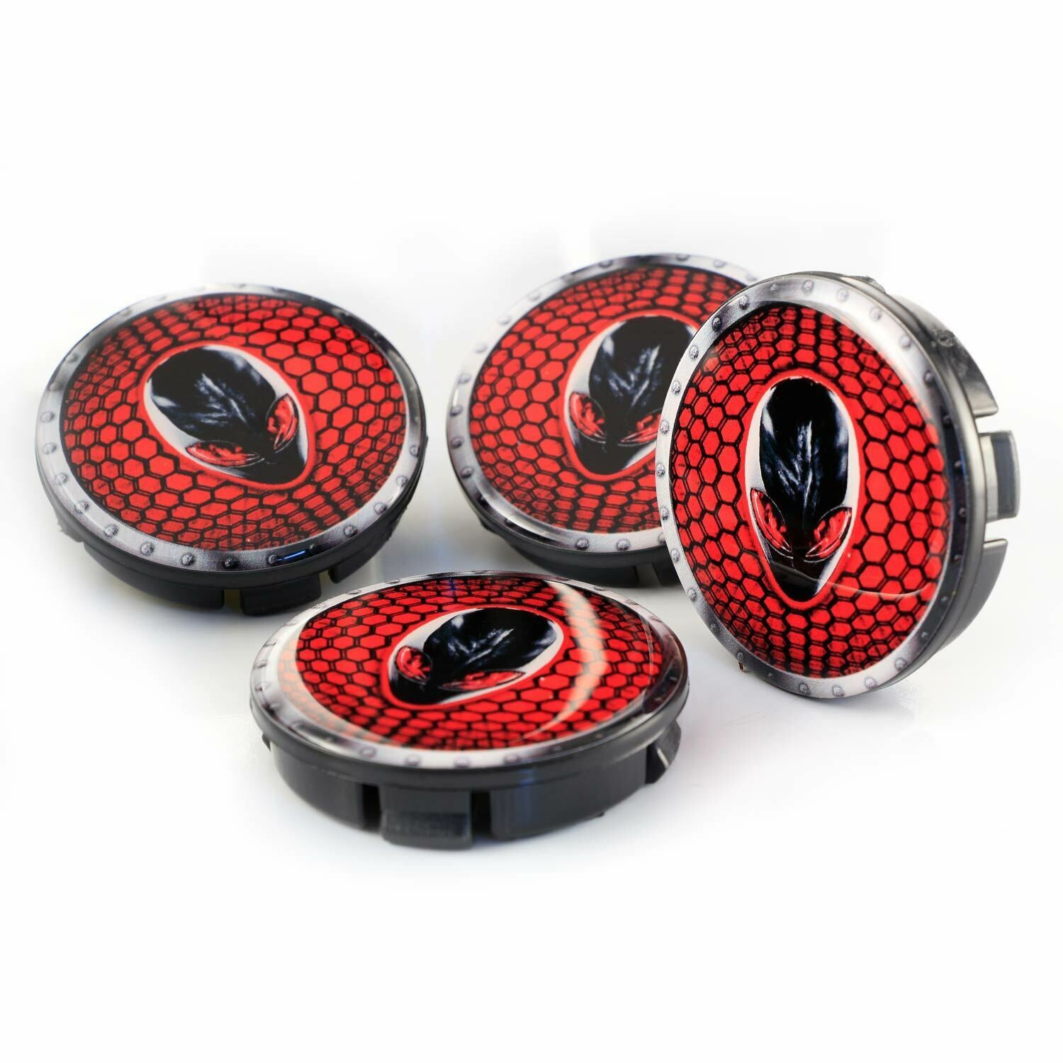 Red Alien Tuning Damla Geçme Jant Göbeği 4'lü 55mm