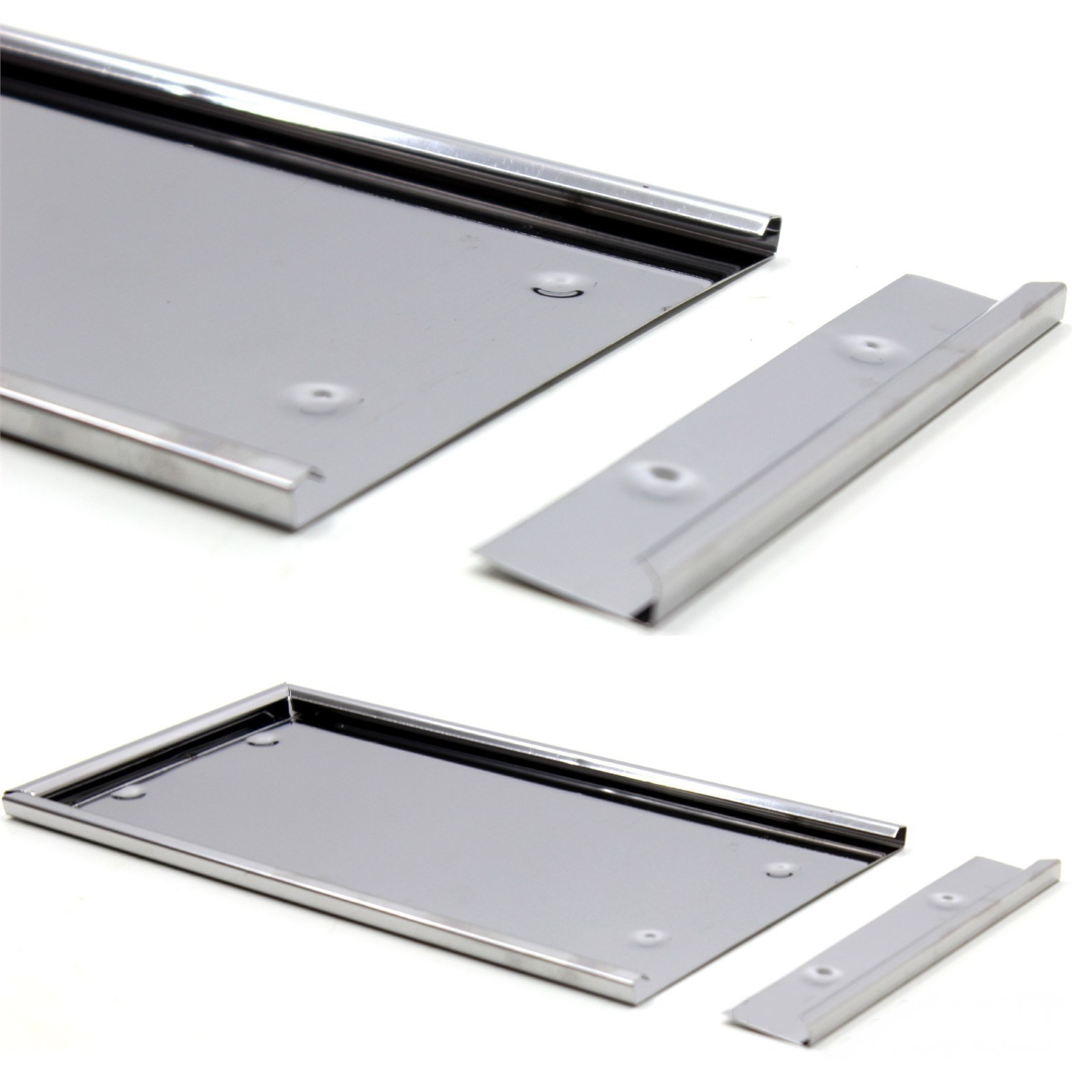 Rectangular Chrome Plate Car Plate Plate 30x16cm
