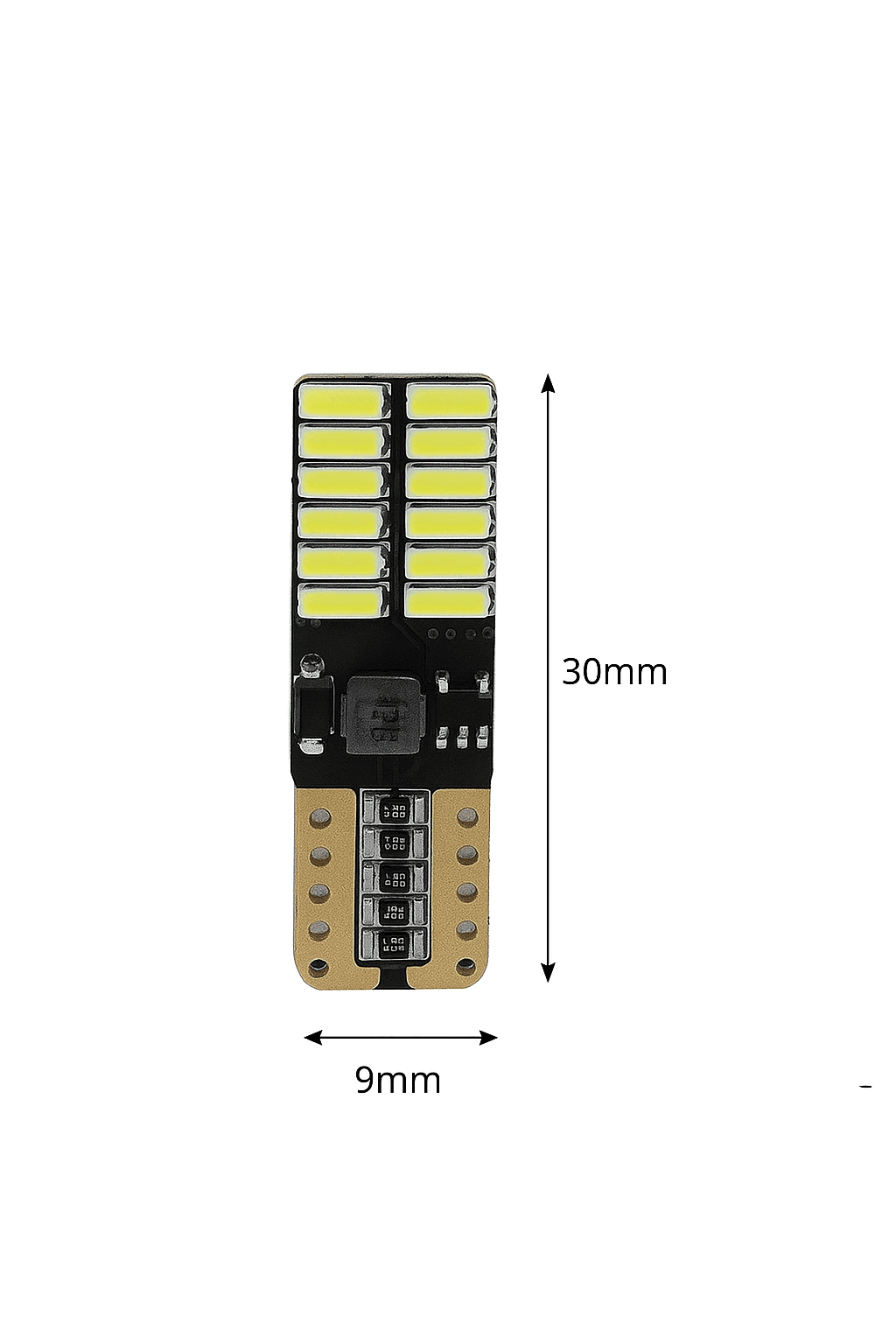 T10 Led Ampul 24 Ledli Canbuslı Park Ampulü Beyaz 2'li