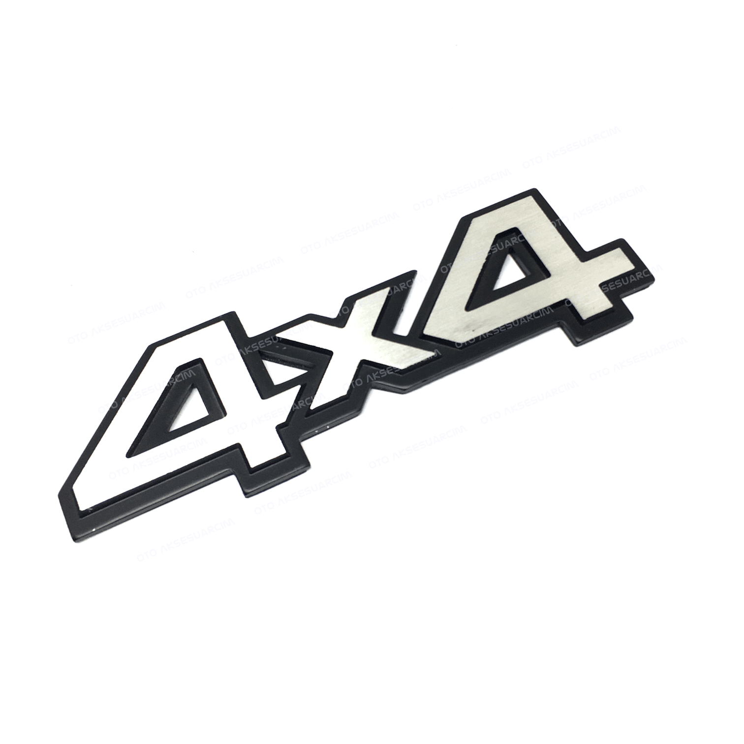 4x4 Metal Çamurluk Bagaj Yazısı Arma Siyah Krom