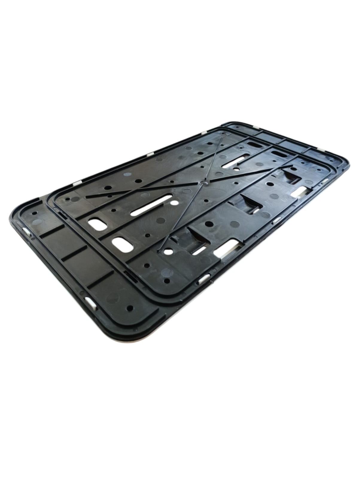 Çerçeveli Dikdörtgen Plakalık Plaka Altlığı Beyaz 32X17cm 1 Adet