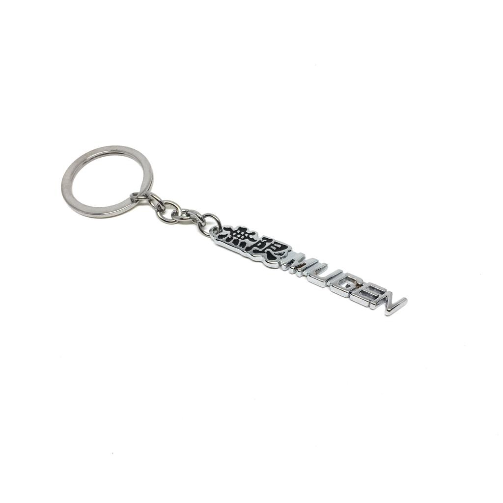 MUGEN Metal Oto Anahtarlık Siyah Krom
