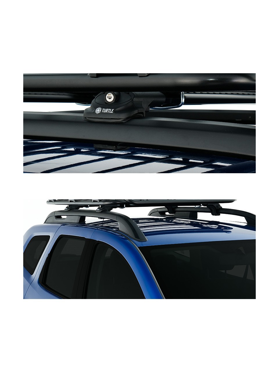 Dacia Renault Duster 2018-2025 Uyumlu Turtle Air-1 Full Kit Tavan Ara Atkı Seti 1002 82-86cm Siyah