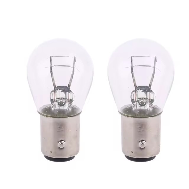 Super Light BA15D 1176 21/5W 12V Halojen Fren Sinyal Ampulü Çift Duy 2 Adet Sarı