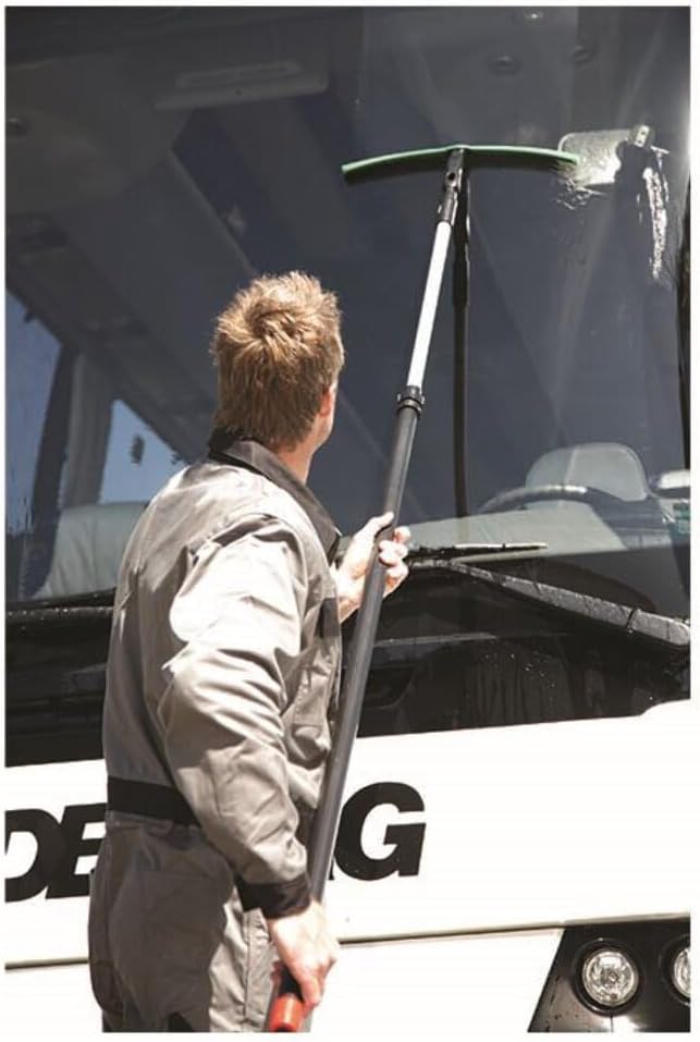 Wipe-N-Shine Saplı Silikon Geniş Su Çekçek Cam Filmi Uygulama Aparatı 18x25cm