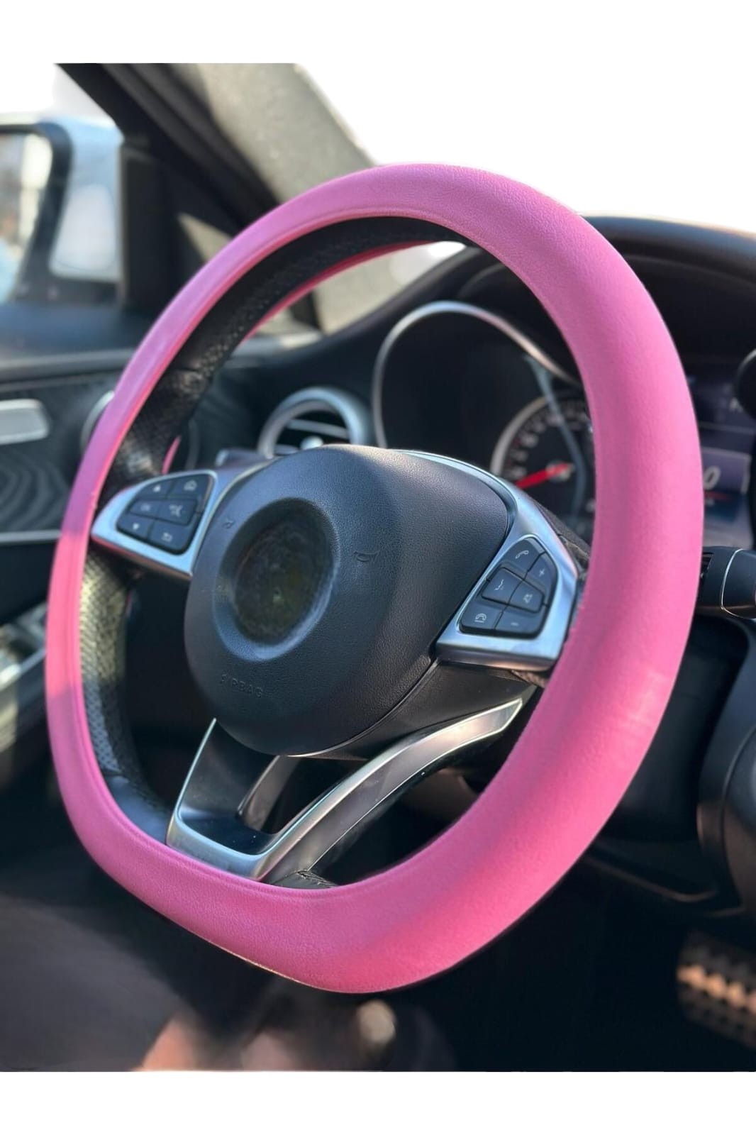 Silicone steering sheath pink