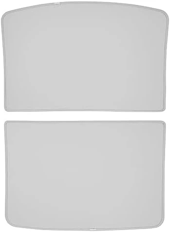 Tesla Model Y 2020–2023 Tavan Penceresi Güneşlik Katlanabilir UV Isı Yalıtımlı Çantalı Gri