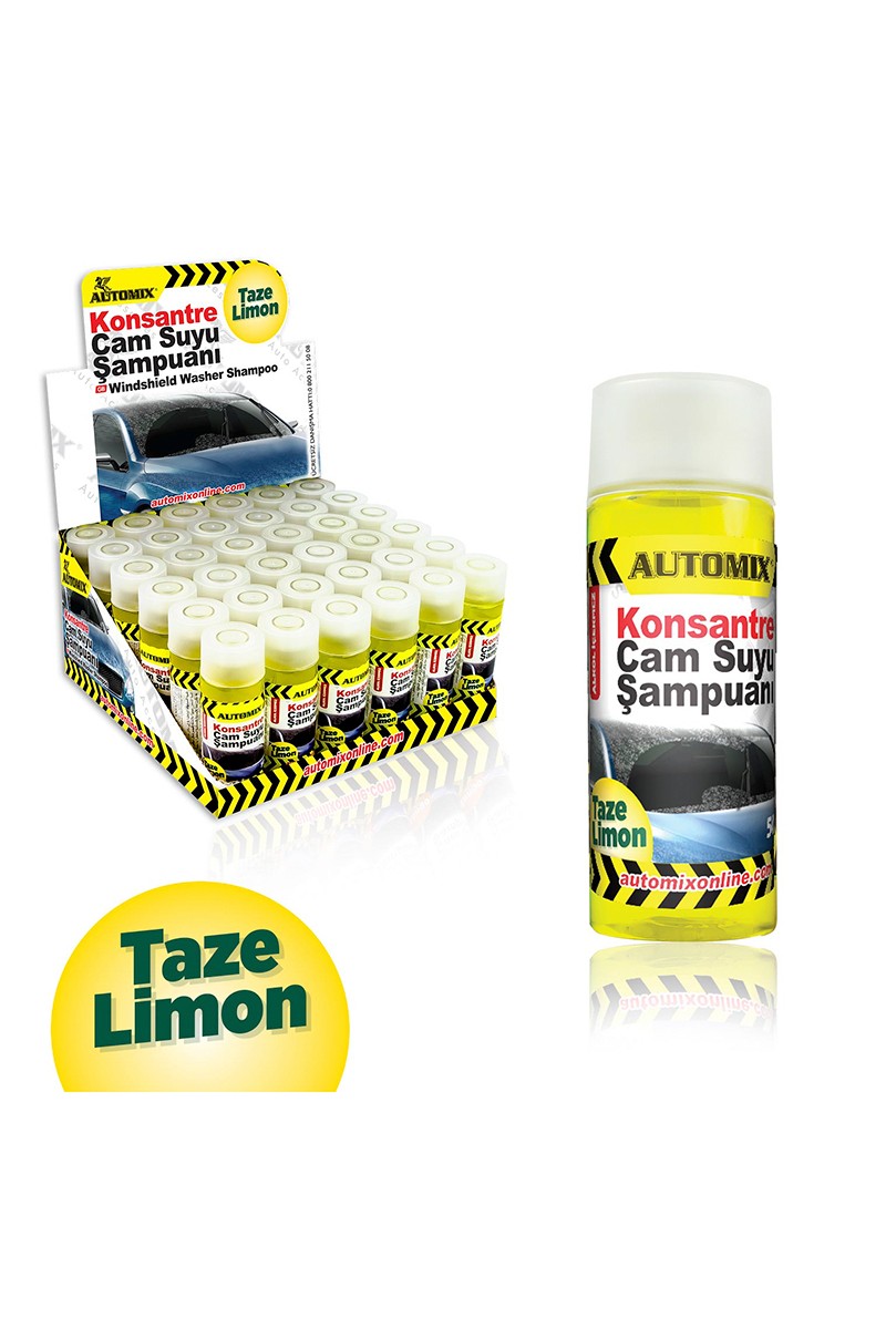 Konsantre Cam Suyu Şampuanı Taze Limon Esanslı 50 ml