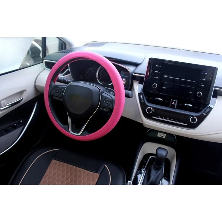 Silicone steering sheath pink