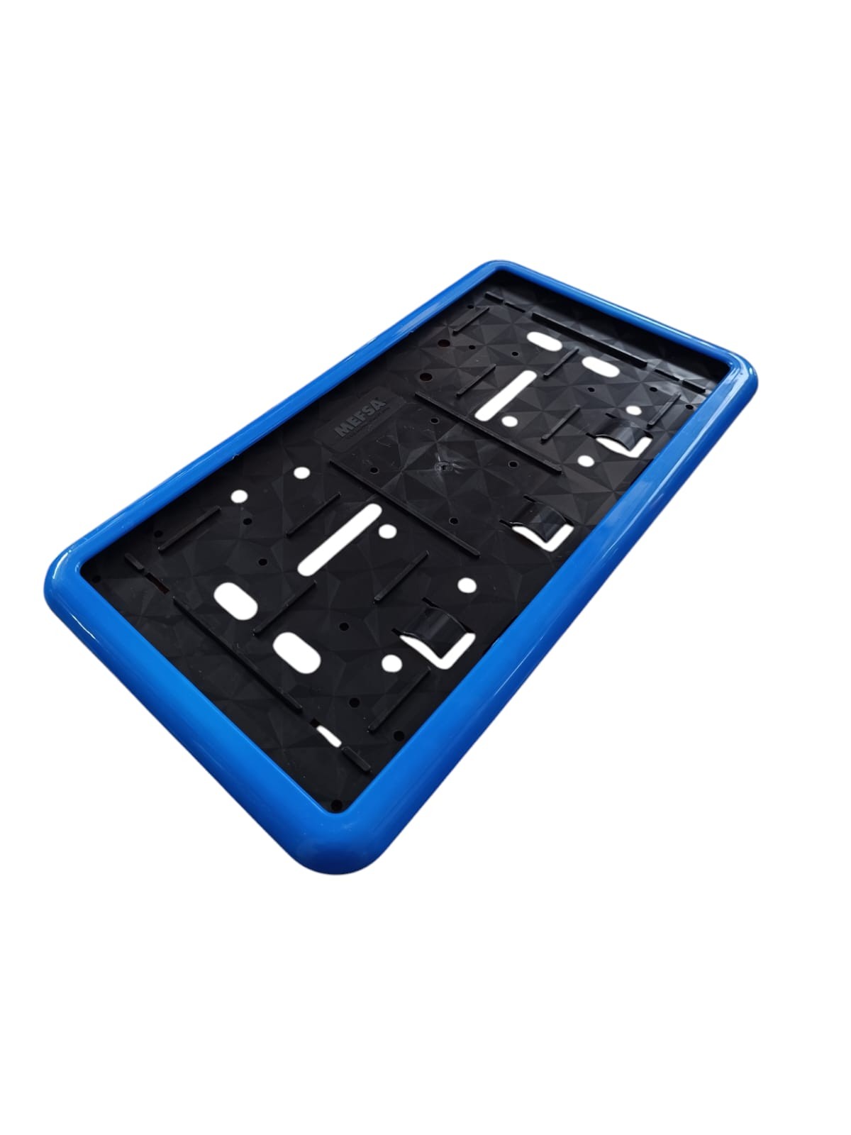 Çerçeveli Dikdörtgen Plakalık Plaka Altlığı Mavi 26X17cm 1 Adet