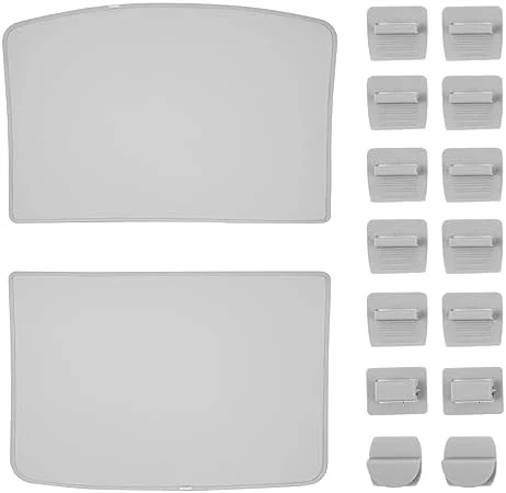 Tesla Model Y 2020–2023 Tavan Penceresi Güneşlik Katlanabilir UV Isı Yalıtımlı Çantalı Gri