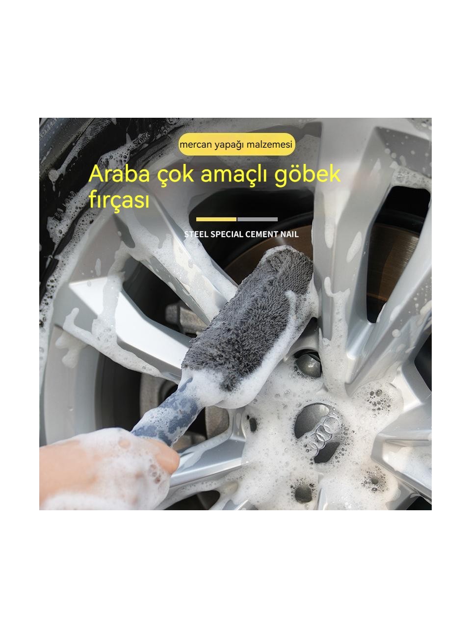Car Car Wash Microfiber Sponge Rim Brush