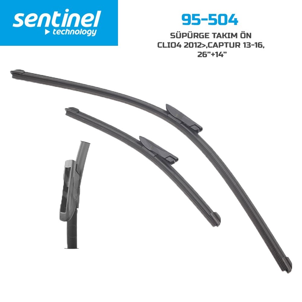 Sentinel Renault Clio 4 2012-2020 Captur 2013-2016 Orijinal Silecek 650-340mm
