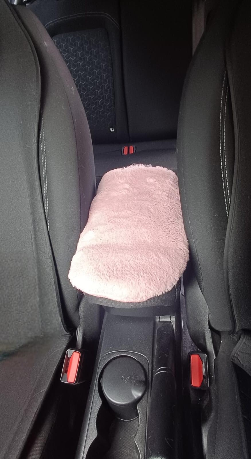 Yumuşak Peluş Kol Dayama Kolçak Minderi Pudra Pembe