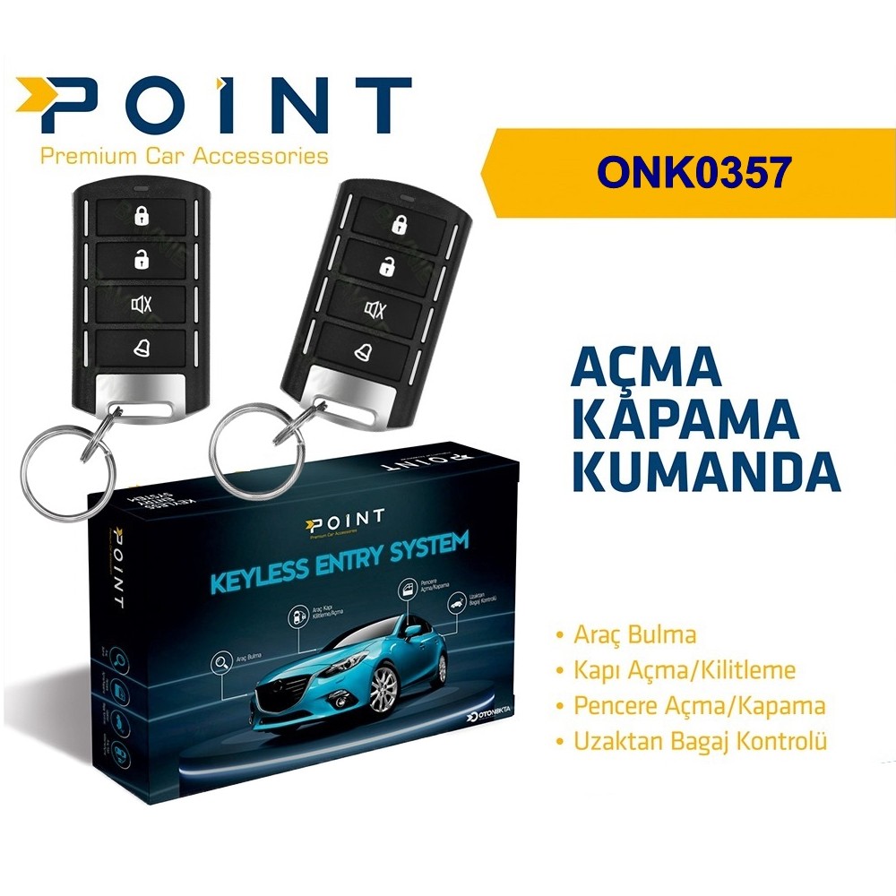 Remote Controlled Auto Opening Closing Set 4 button Key