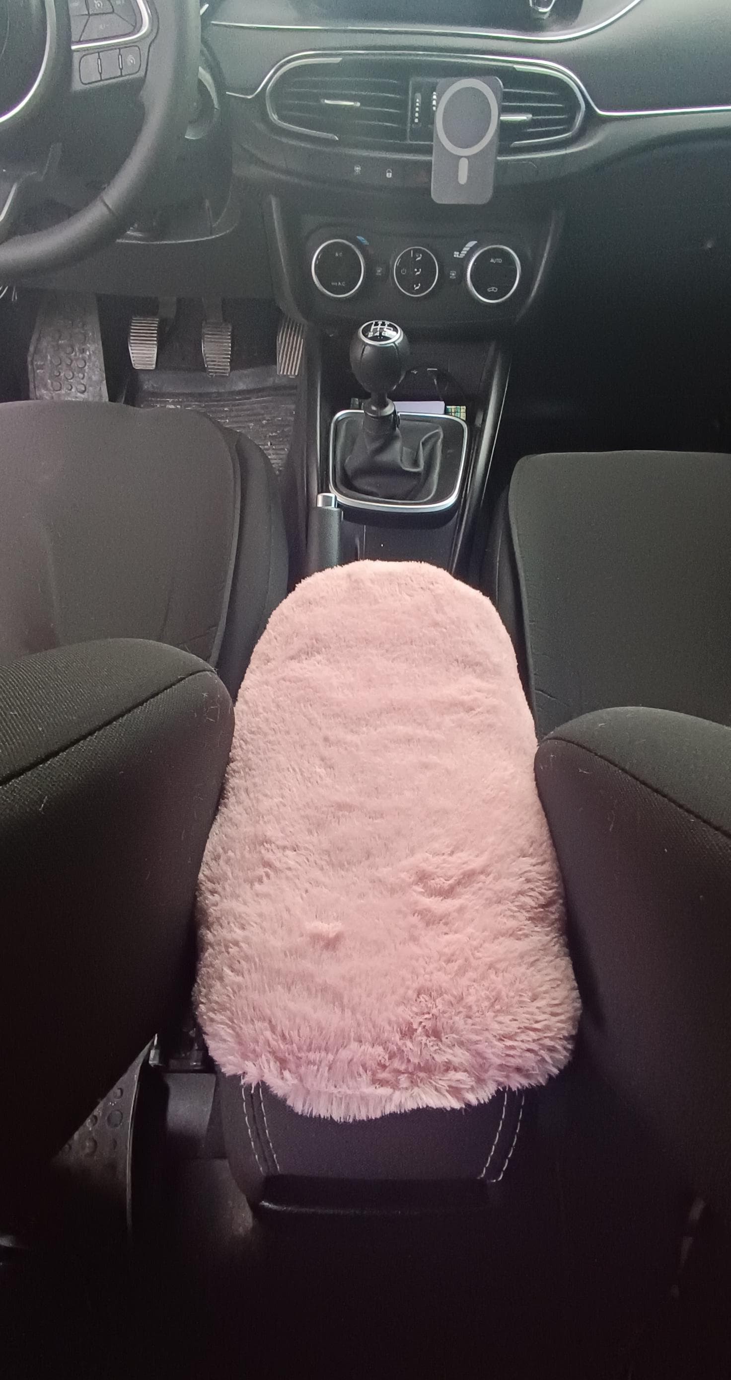 Yumuşak Peluş Kol Dayama Kolçak Minderi Pudra Pembe