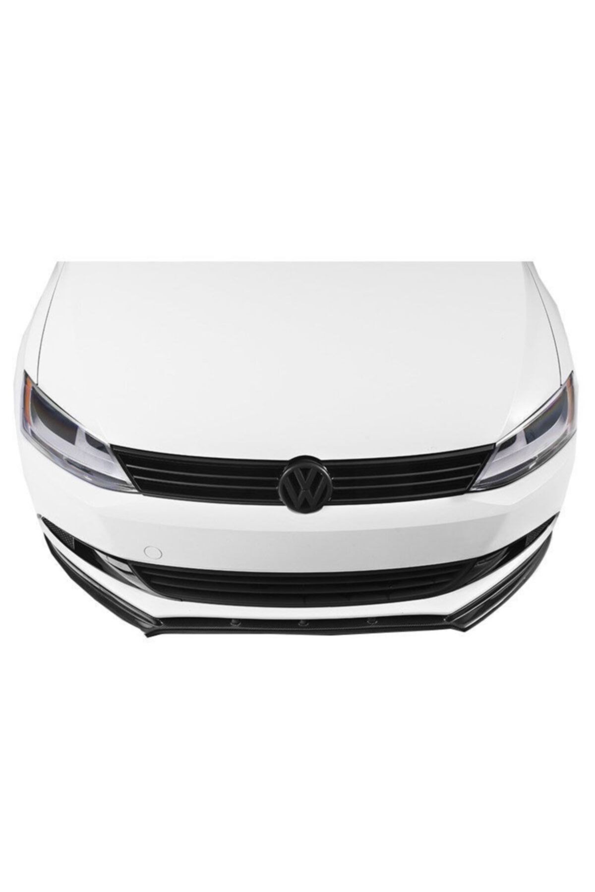 Jetta Mk6 2010-2013 Uyumlu Ön Lip Tampon Eki Piyano Black Siyah