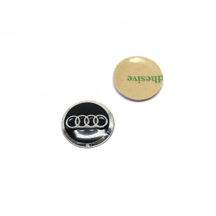 Audi Metal Oto Anahtarı Kumanda Logosu 14mm