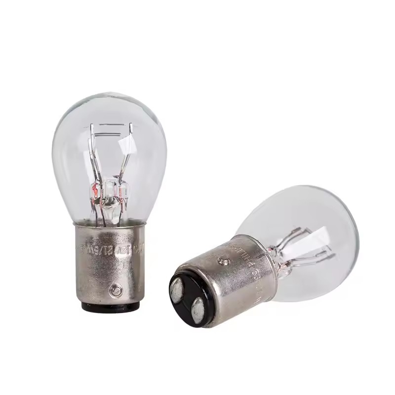 SuperLight BAY15D/1016/21/5W 12V Halojen Fren Sinyal Ampulü Çift Duy 2 Adet Sarı