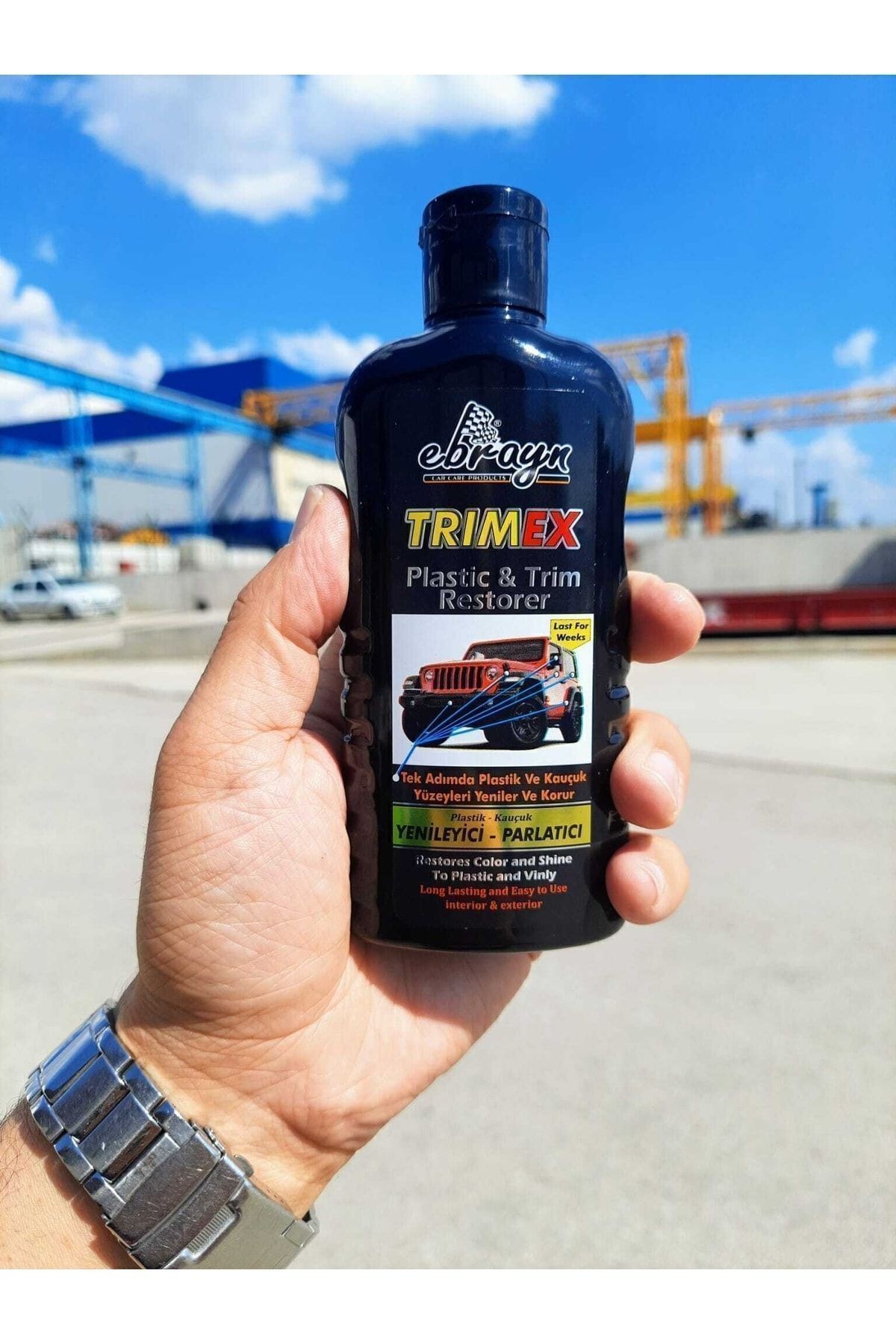 Ebrayn Trimex Plastik ve Kauçuk Yüzey Yenileyici & Parlatıcı 200 ml