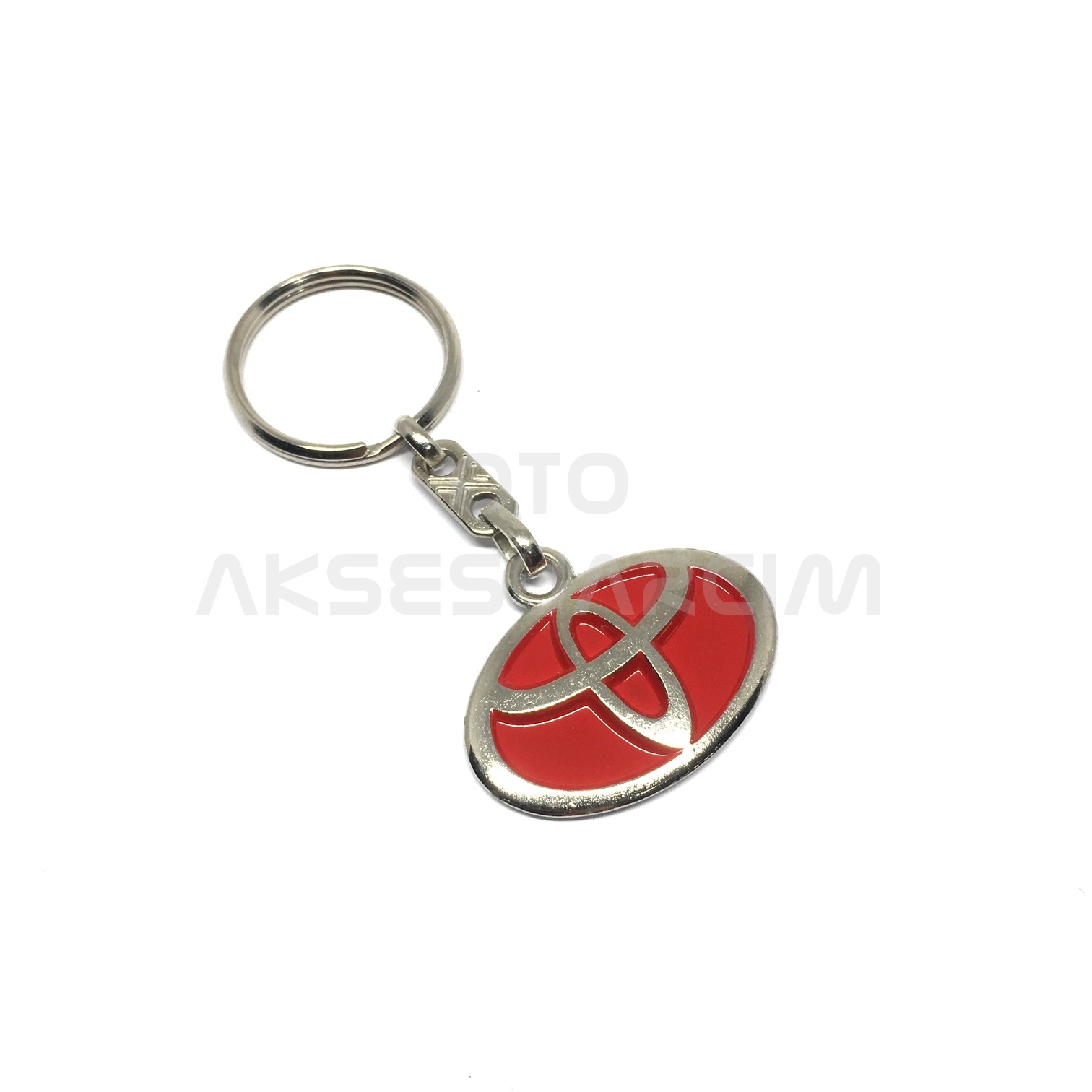 Toyota Metal Oto Anahtarlık Kırmızı