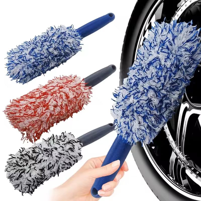 Car Car Washing Summer Rim Brush with Sponge Standed Tassel Model