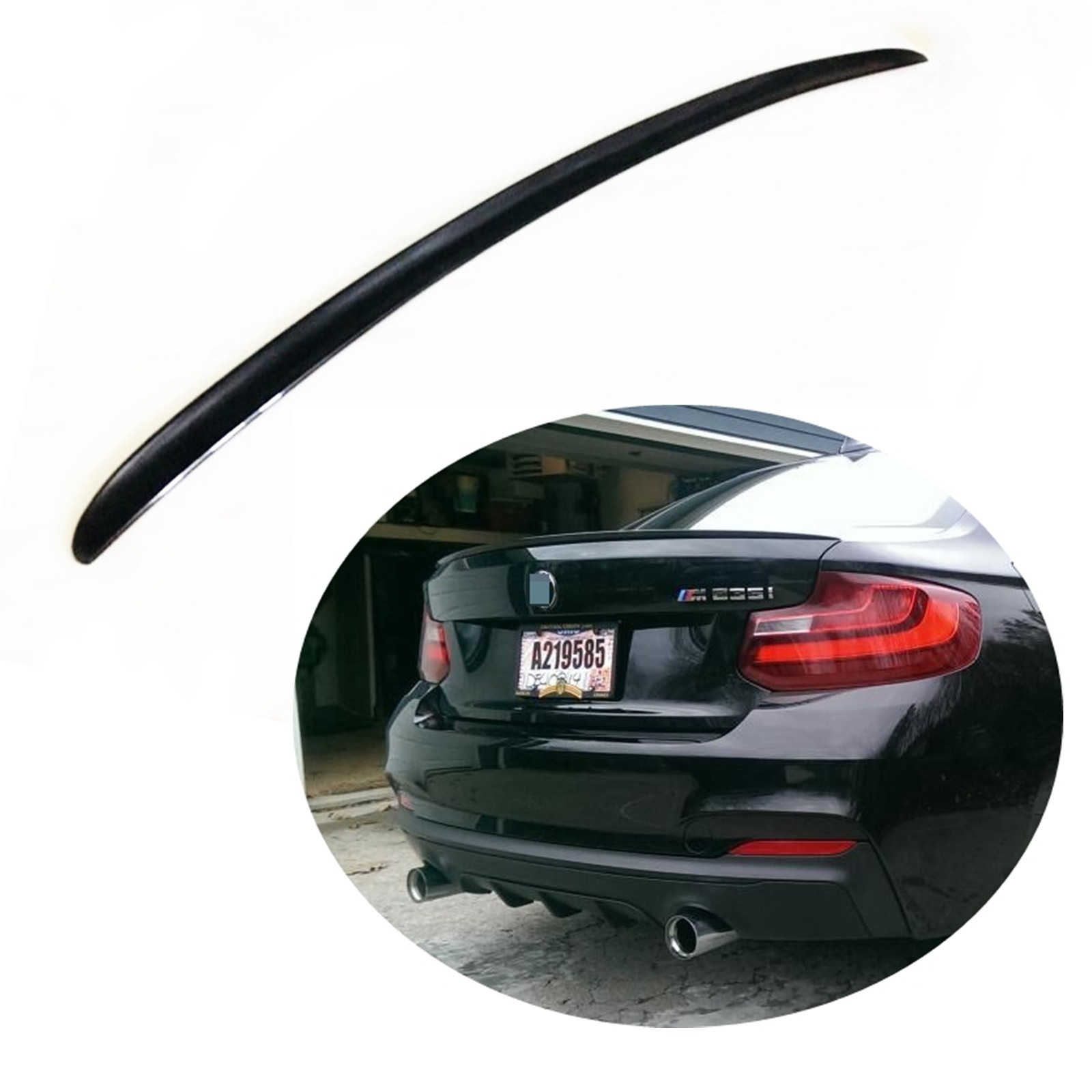 Bagaj Çıtası Universal Spoiler Parlak Siyah 115cm