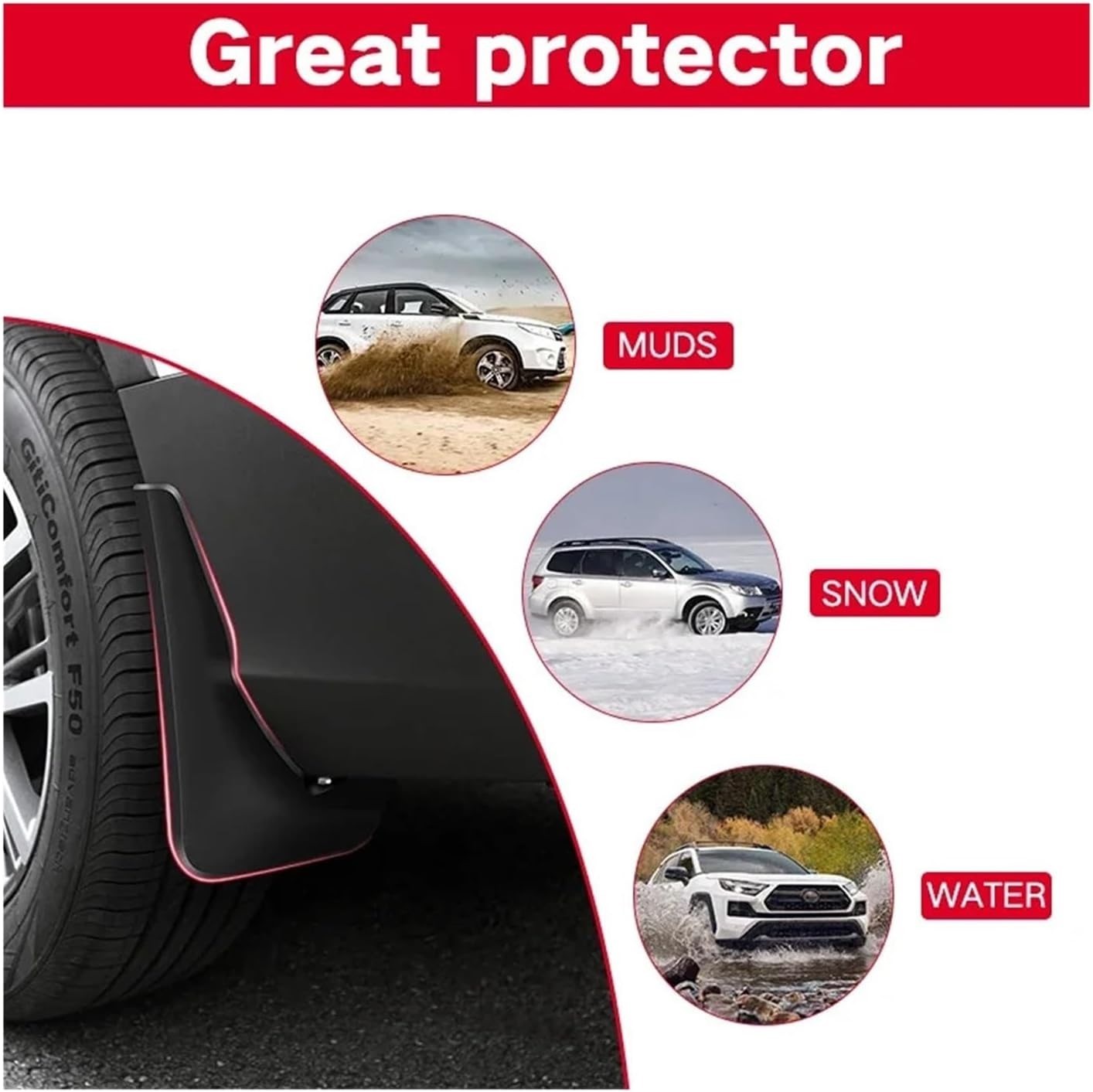 Tiggo 8 Pro Paçalık Tozluk Çamurluk Siyah 4'lü