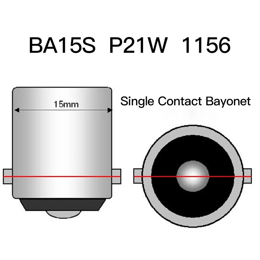 Sentinel BA15S/93/1156 P21W 12V Halojen Fren Park Ampulü Tek Duy 2 Adet Turuncu ONA344
