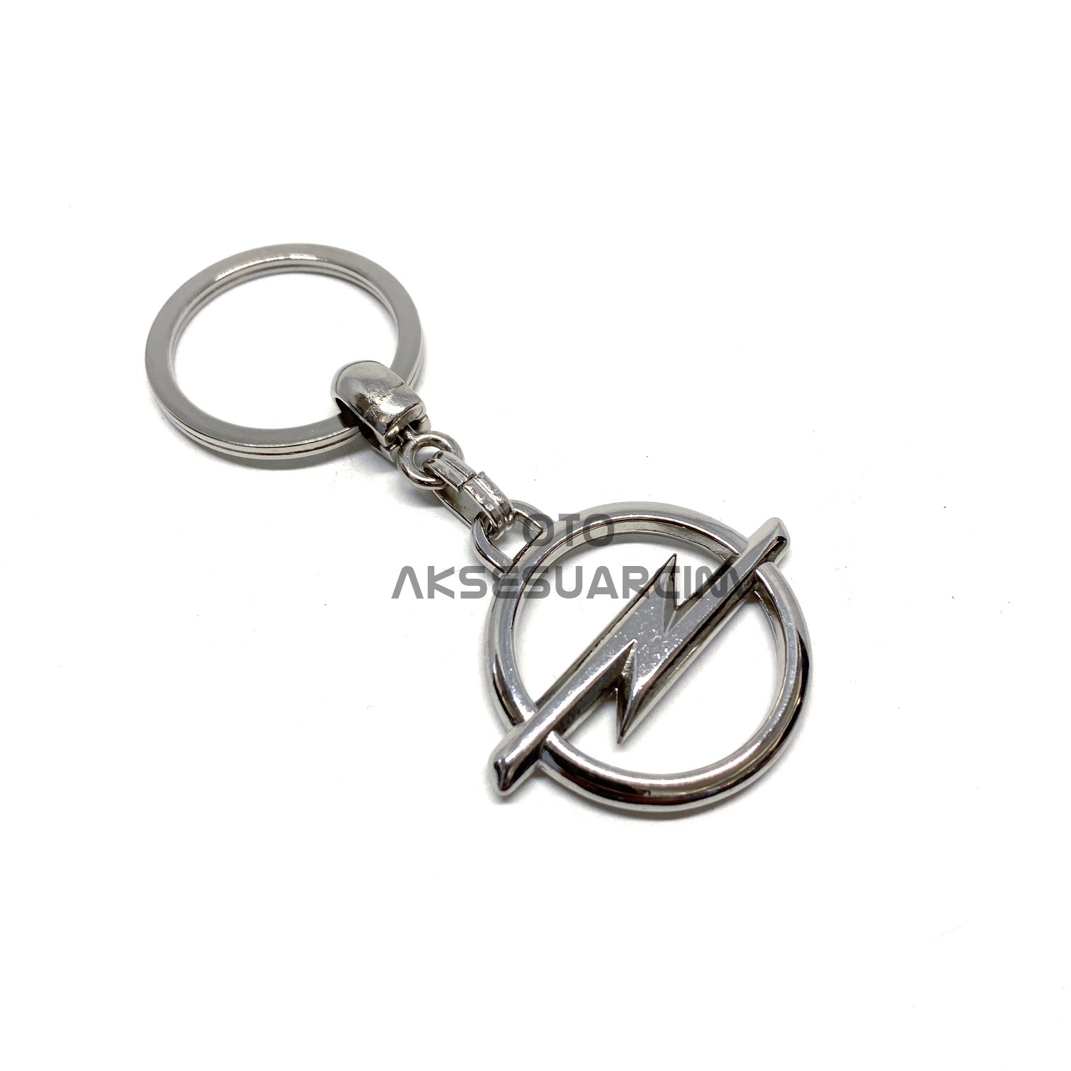 Opel Metal Luxury Oto Anahtarlık Krom
