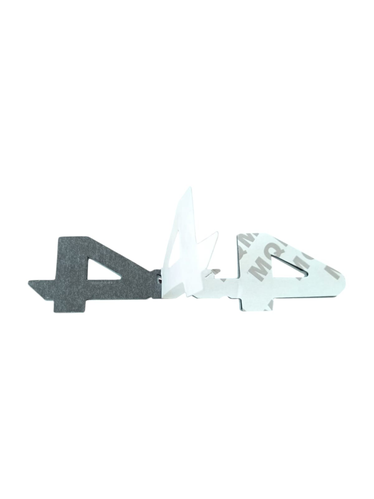 4x4 Metal Çamurluk Bagaj Yazısı Arma Mat Siyah