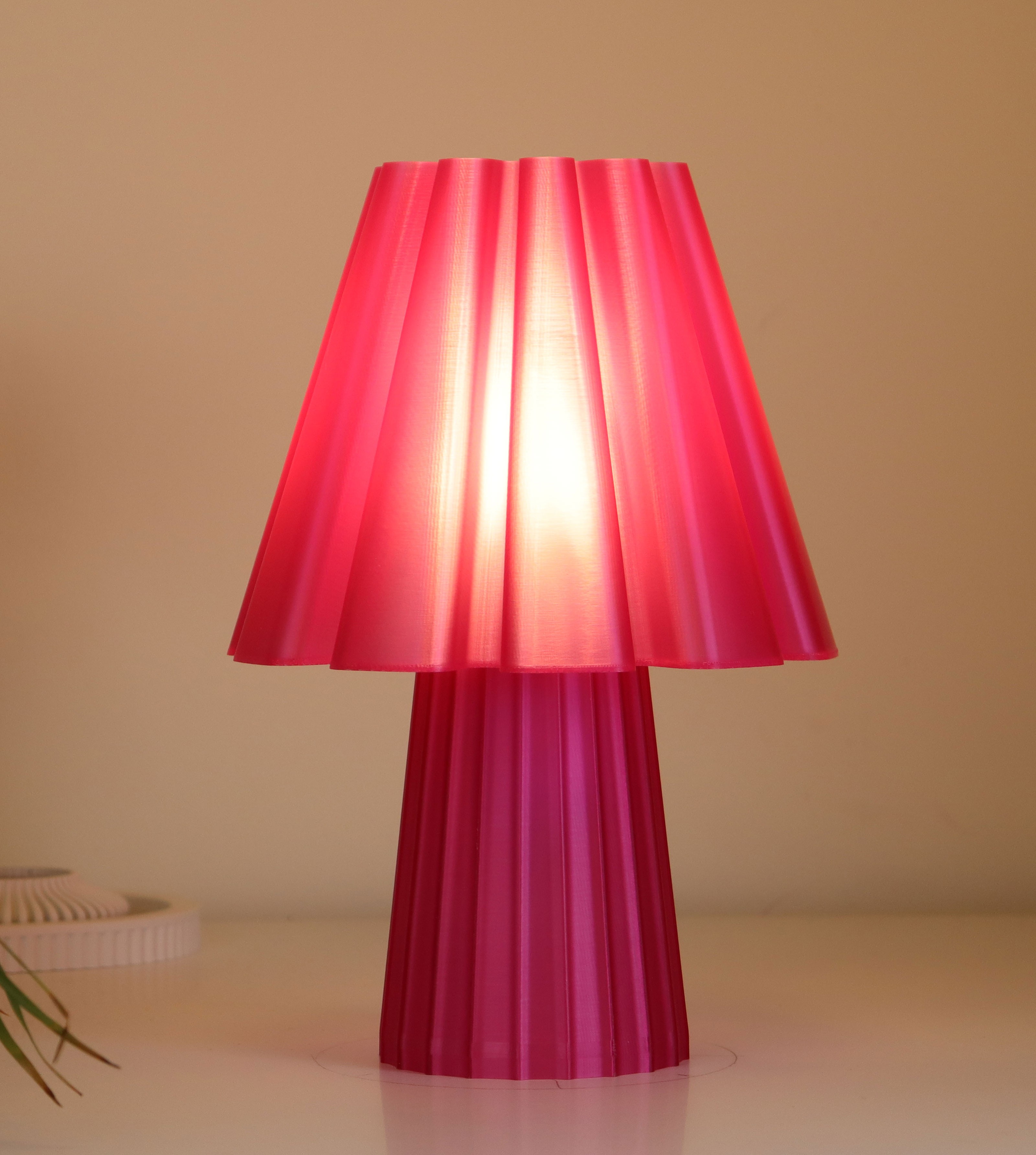 Lotus Pembe Abajur