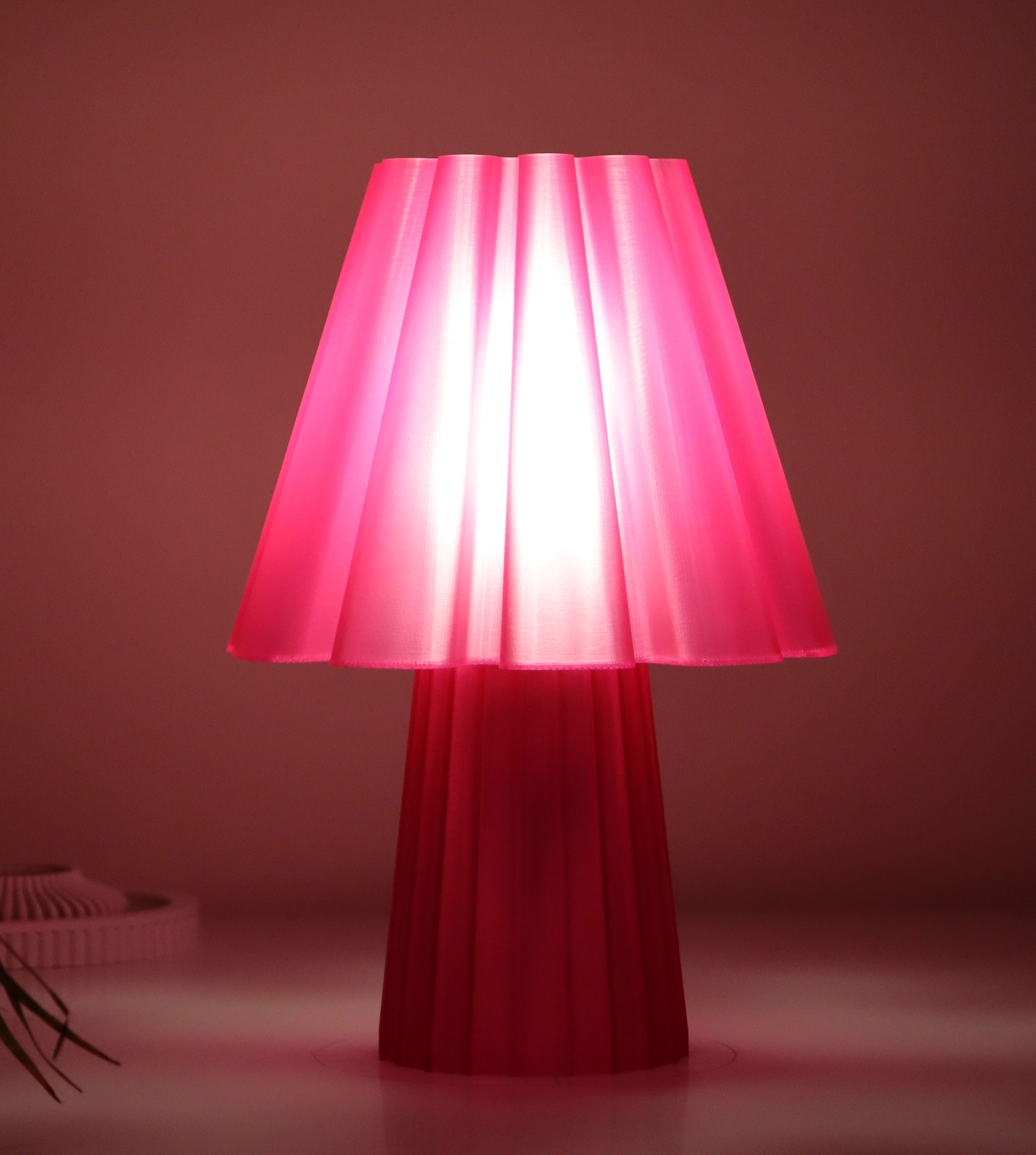 Lotus Pembe Abajur