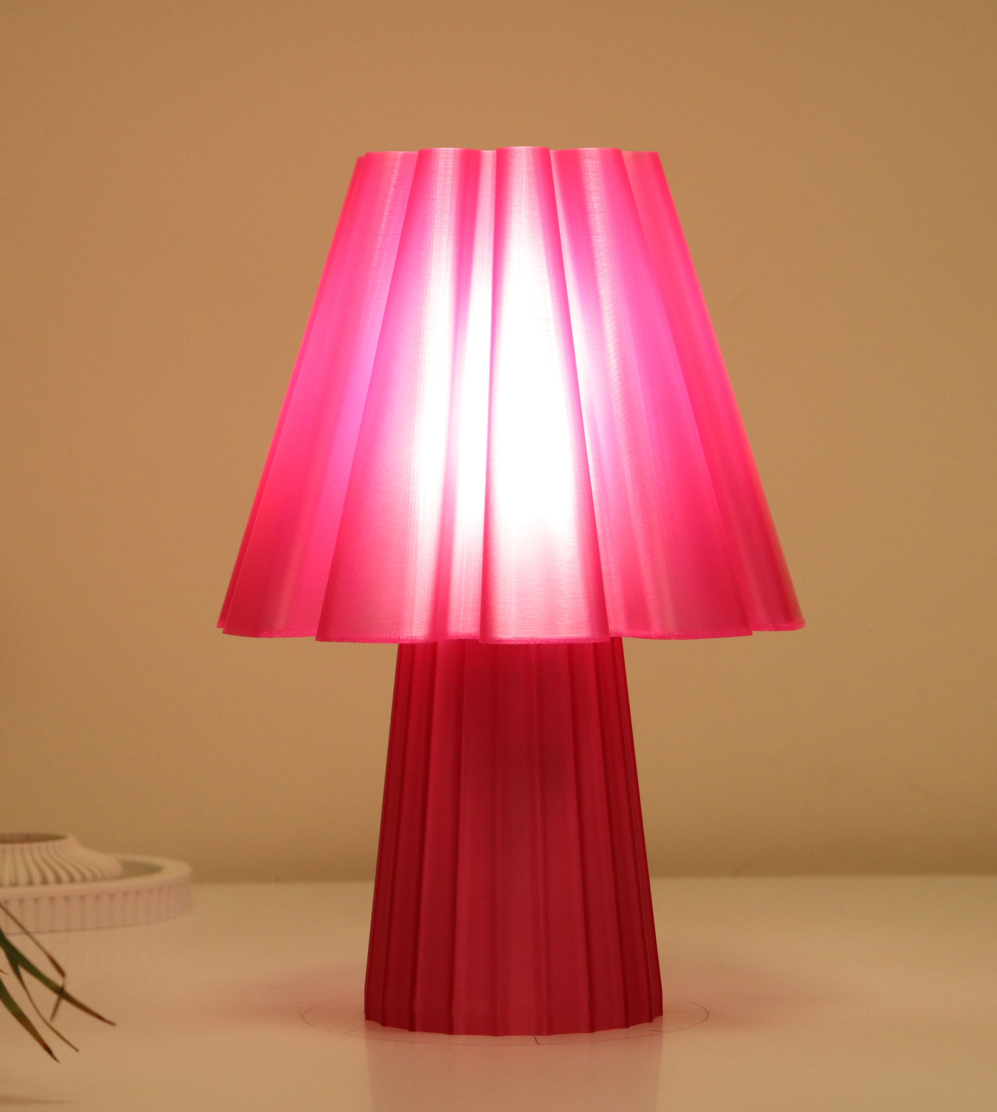Lotus Pembe Abajur