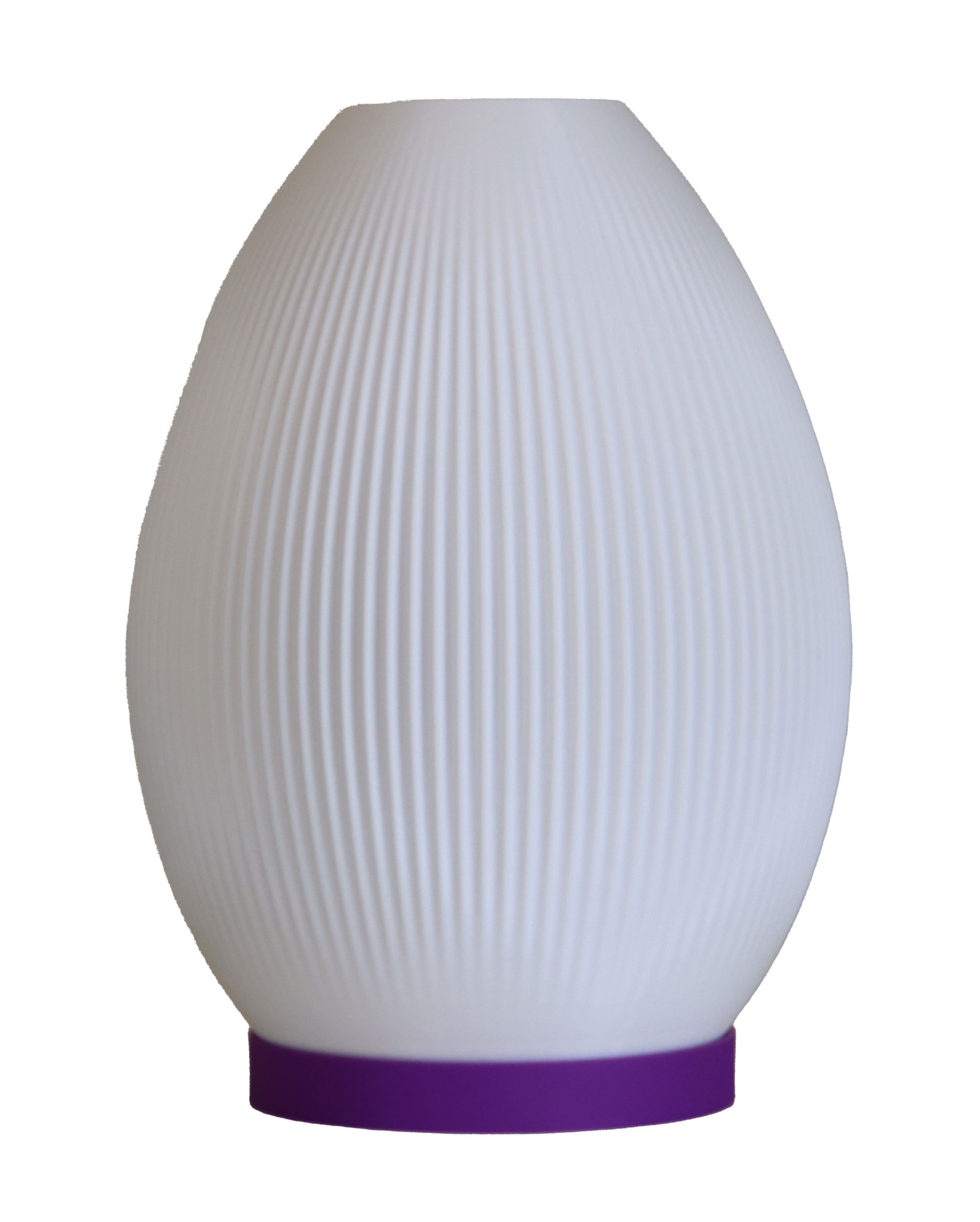 Egg Mor-Beyaz Abajur