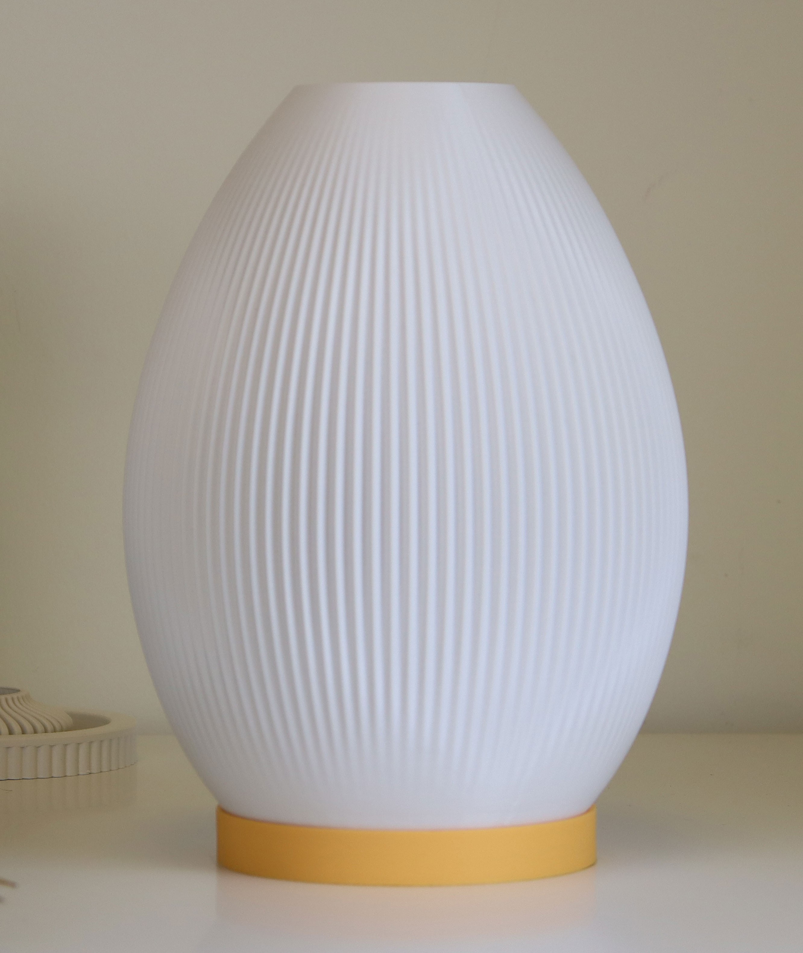 Egg Turuncu-Beyaz Abajur