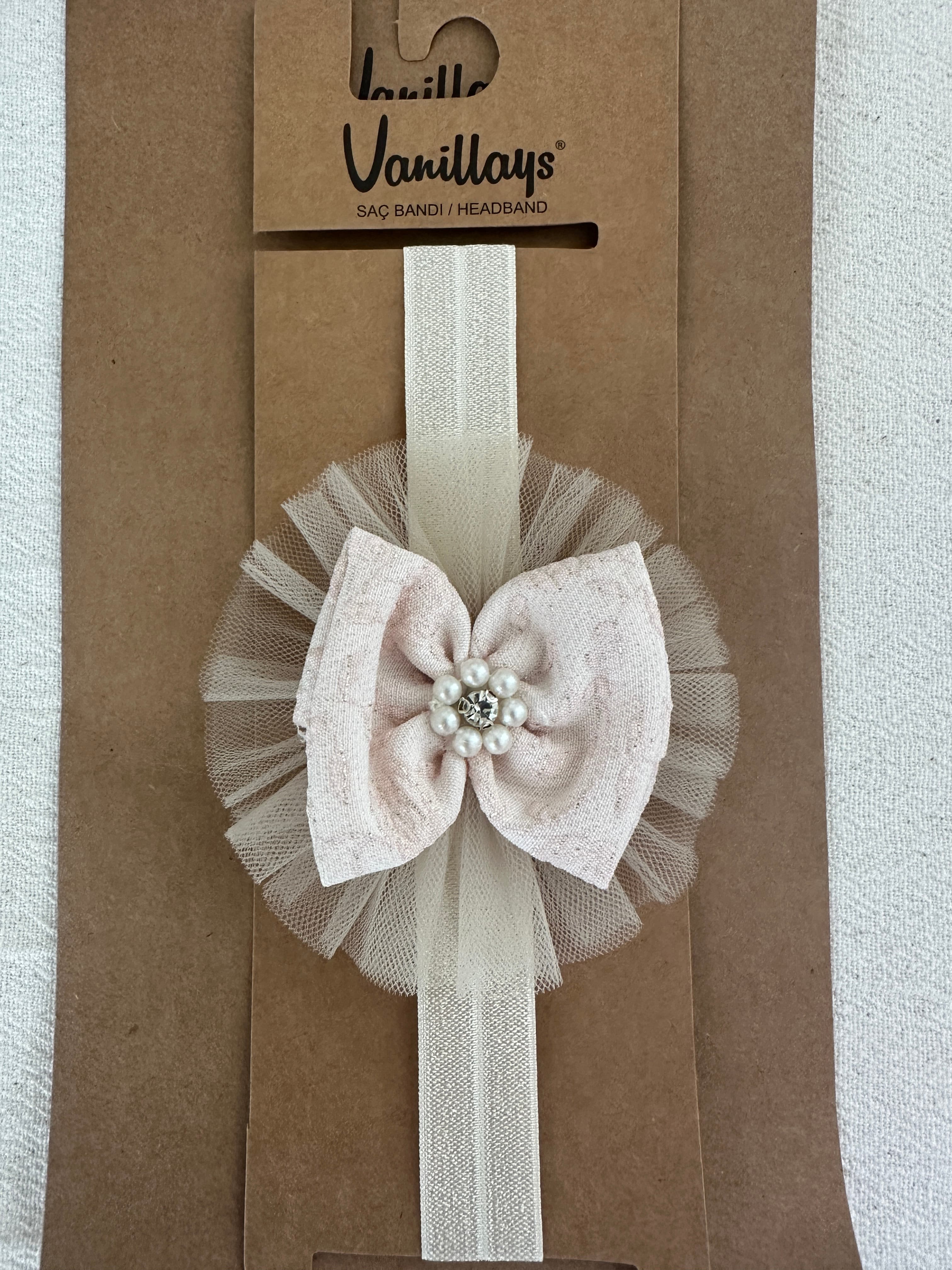 İnci Ve Fiyonk Detaylı Bandana