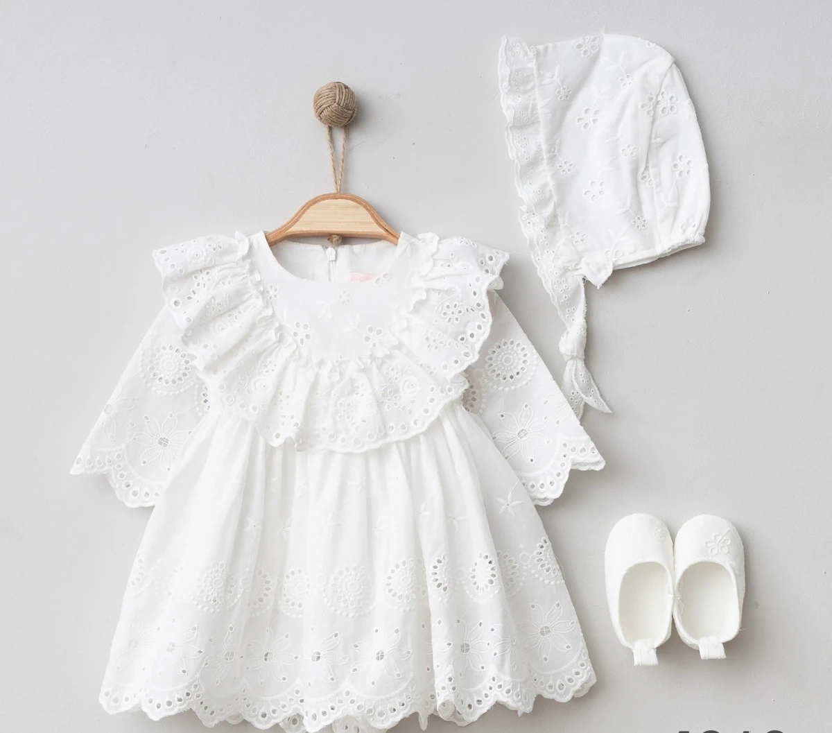 Fisto İşleme Detaylı Kız Bebek Mevlit-Özel Gün Seti