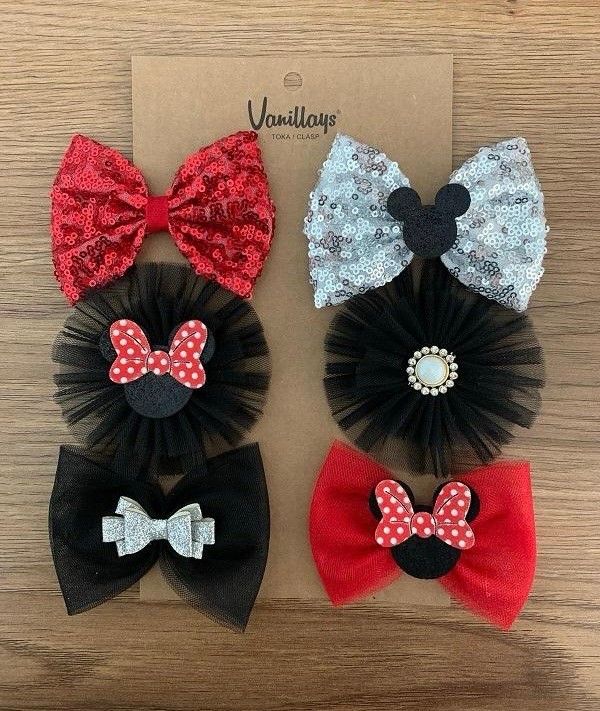 Mickey 6’lı Pensli Toka Seti