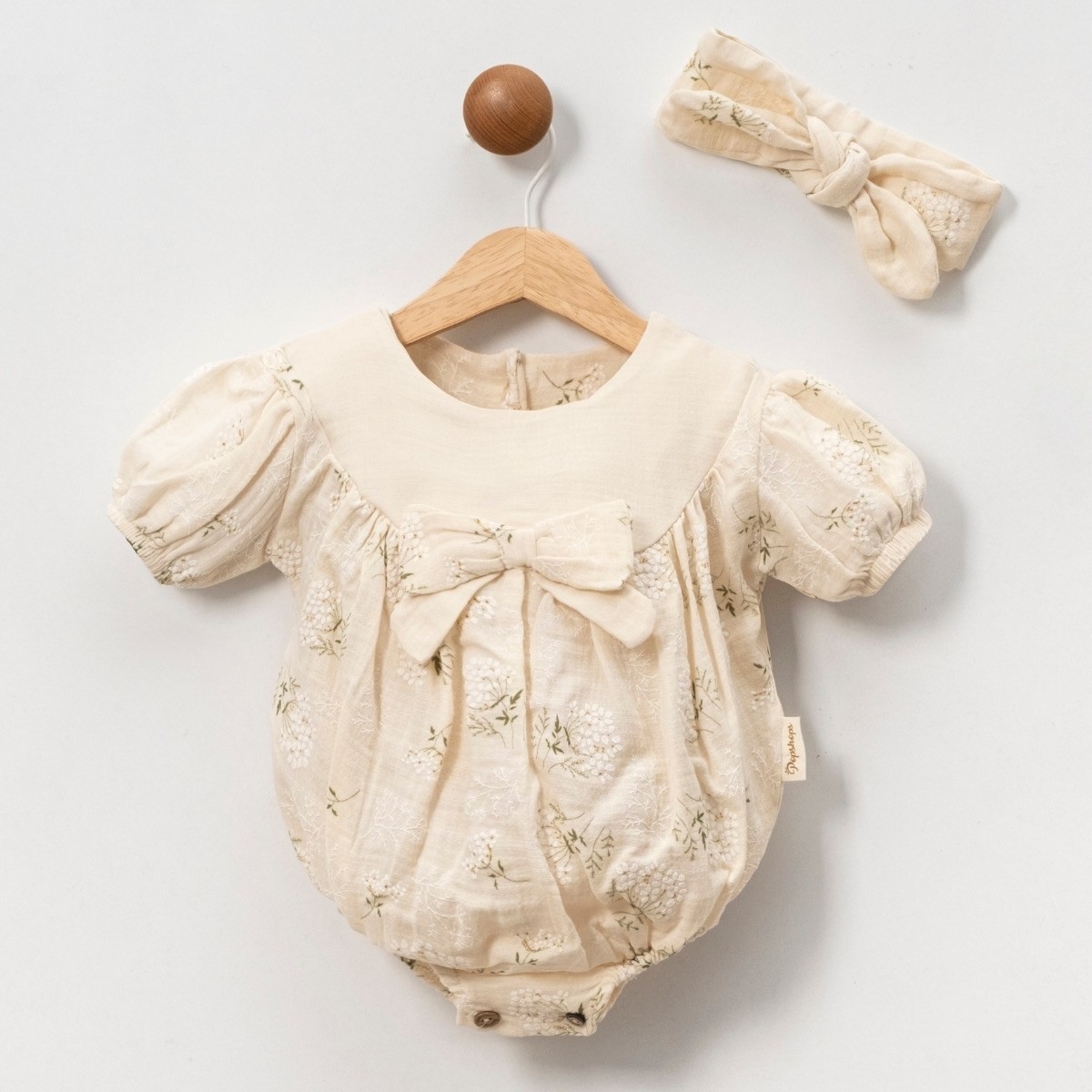Papatya Desenli Romper
