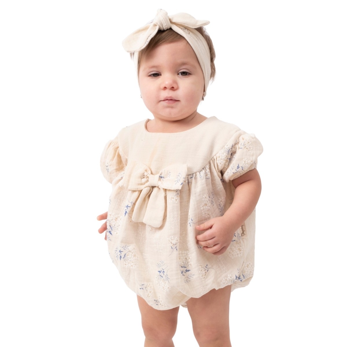 Papatya Desenli Romper