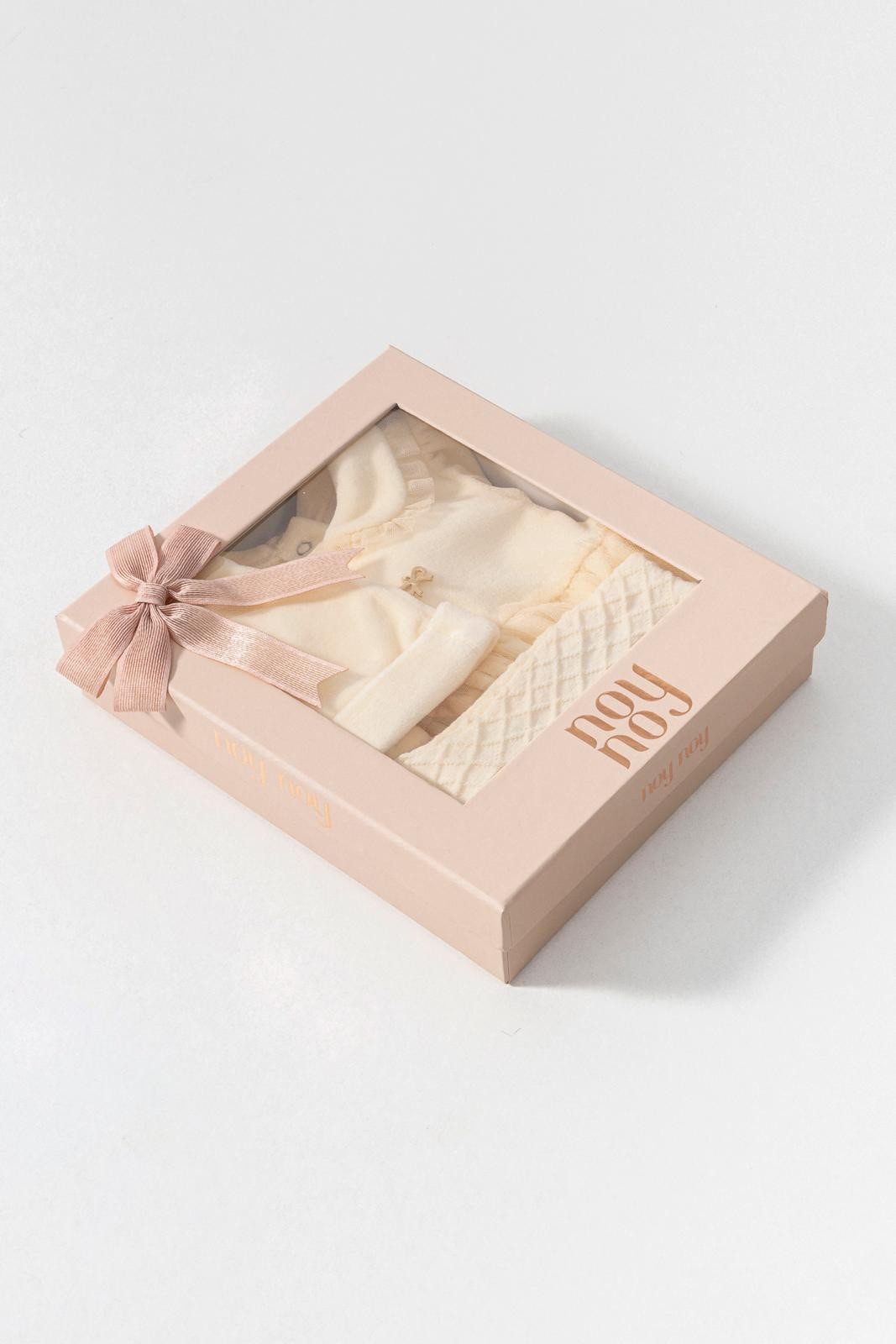 Dantelli Kadife Romper Premium Kutulu Set